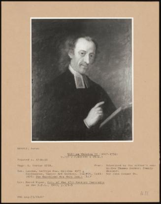 William Whiston Dd (1667-1752)