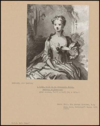 A Lady, Said To Be Elizabeth Percy, Duchess Of Somerset