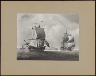 Pair Of Shipping Scenes - Sloops Off The Coast