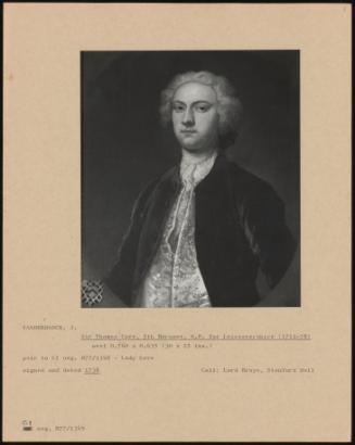 Sir Thomas Cave, 5th Baronet, M.P. For Leicestershire (1712-78)