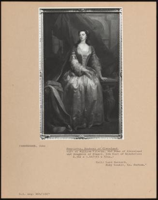 Henrietta, Duchess Of Cleveland, Wife Of William Fitzroy, 2nd Duke Of Cleveland And Daughter Of Daniel, 6th Earl Of Winchelsea