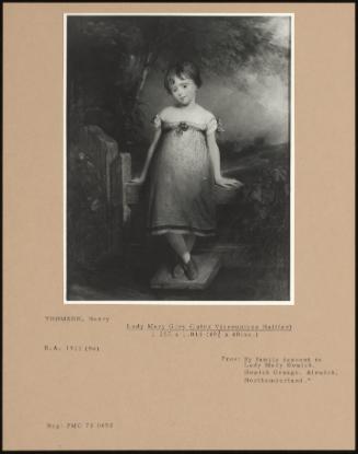 Lady Mary Grey (Later Viscountess Halifax)