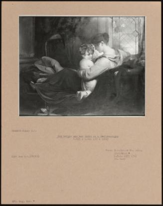 Mrs Wright and Her Child on a Chaise-Longue