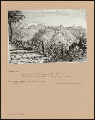 General View Of The Alhambra 1865 [ Granada