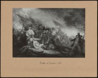 The Battle Of Bunker's Hill C.1786
