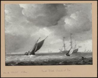 Small Dutch Vessels At Sea