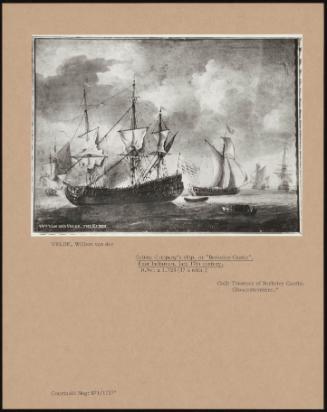 Guinea Company's Ship, Or Berkeley Castle, East Indiaman, Late 17th Century.