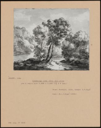 Landscape with River and Trees