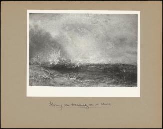 Stormy Sea Breaking On A Shore