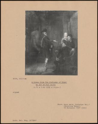 A Scene From The Fortunes Of Nigel By Sir Walter Scott