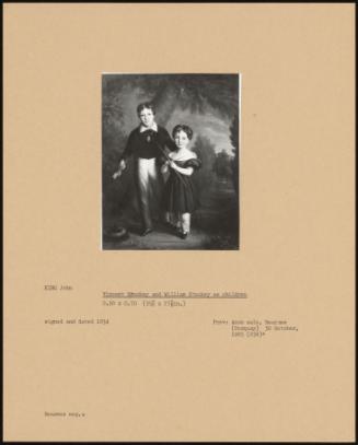 Vincent Stuckey And William Stuckey As Children