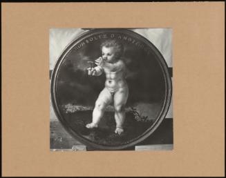Putto Blowing Bubbles