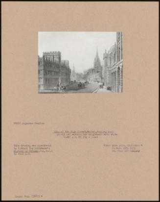 View Of The High Street, Oxford,Looking West