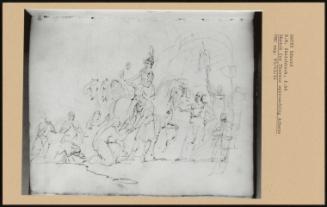 Sketch for Theseus Approaching Athens