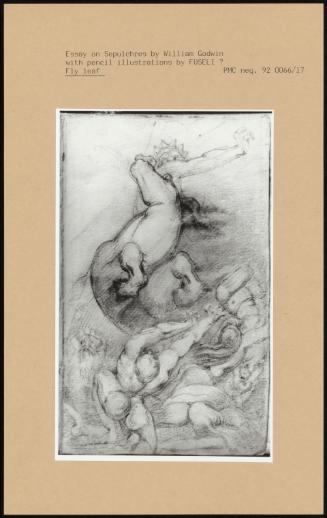 Essay on Sepulchres by William Godwin with pencil illustrations by Fuseli, Flyleaf