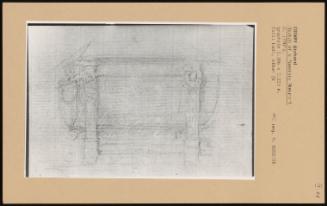 Sketch Of A Funerary Monument