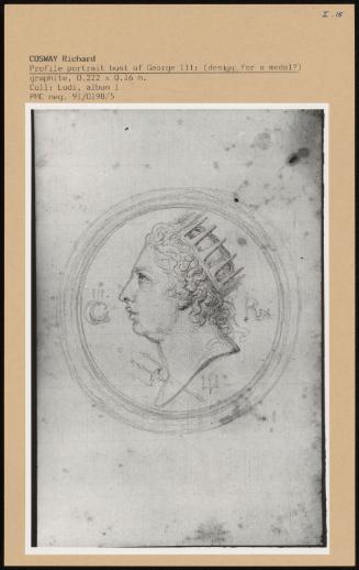 Profile Portrait Bust Of George III: Design For A Medal