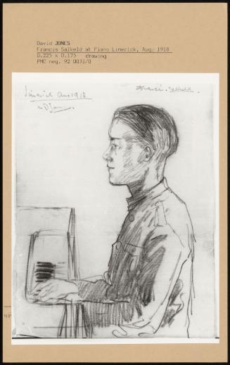 Francis Salkeld At Piano Limerick, Aug 1918