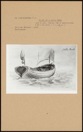 Study Of A Jolly Boat