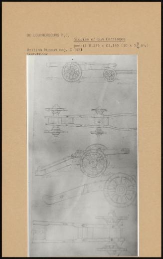 Studies of Gun Carriages