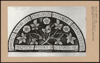 Memorial Window - Crowborough, Sussex 1913