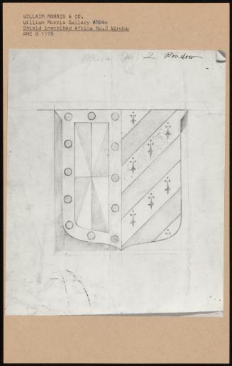 Shield Inscribed Africa No 2 Window