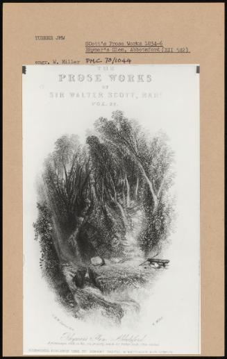 Scott's Prose Works 1834-6 Rhymer's Glen, Abbotsford (Rii 542)