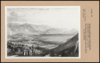 Finden's Landscape Illustrations of the Bible 1836 (Ii 577); the Dead Sea, Jericho, and the Mouth of the Jordan