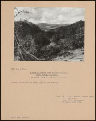 A View Of Barden From Adelaide's Seat, River Wharf, Yorkshire