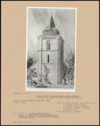 Tower Of The Village Church Of St. Maclou