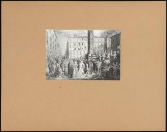 The Carnival At Rome, Musicians At The Column Of Marcus Anvelius In The Corso