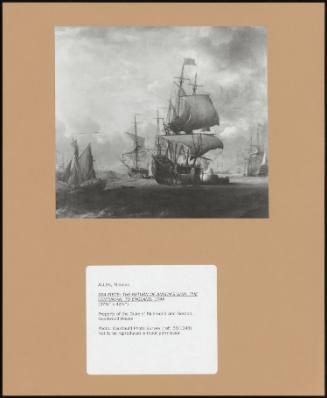 Sea Piece: The Return Of Anson's Ship, The Centurian, To England, 1744