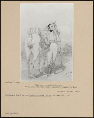 William Locker Standing By His Horse