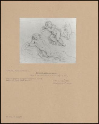 Sleeping Nymph And Putti