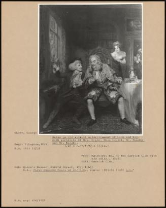 Scene In The Musical Entertainment Of Lock And Key, With Portraits Of Mrs. Orger, Miss Cubitt, Mr. Munden And Mr. Knight.