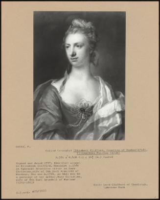 Called (Wrongly) Elizabeth Clifford, Countess Of Dunbar (1718), Viscountess Fairfax (1720)