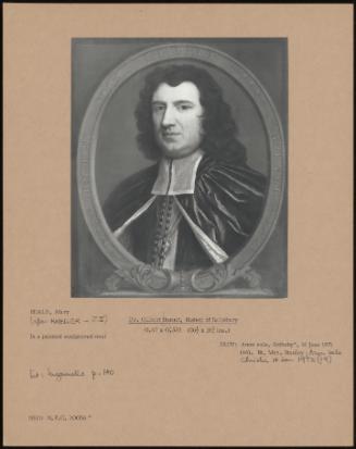 Dr Gilbert Burnet, Bishop Of Salisbury