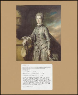 Portrait Of Elizabeth Burdett (d. 1807), Daughter Of Sir Robert Burdett, 4th Bt Burdett Of Bramcott, Warwickshire