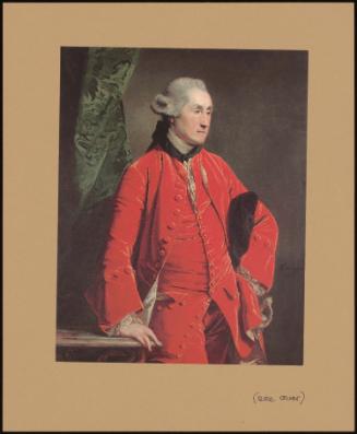 Portrait Of Sir Robert Burdett, 4th Bt. (1716-1797) In A Red Coat And Waistcoat, Holding A Tricorn Hat Under His Left Arm