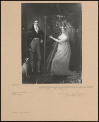 Philip Thomas Wykham Of Thame Park, & His Wife, Louisa