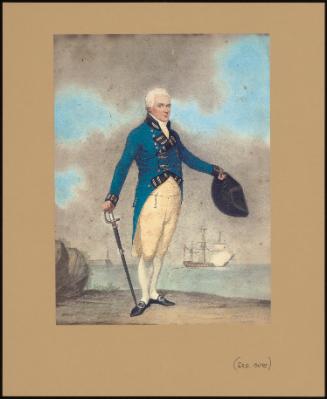 Captain Rait In The Uniform Of The East India Company