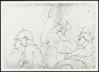 Study for King Loas-Loas Questioning Cordelia's (Reverse Side)