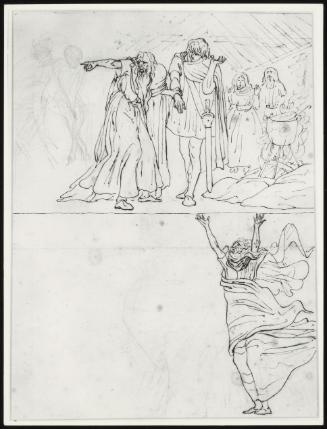 Lear at Farmhouse / Sketch for "Alfred the Great"