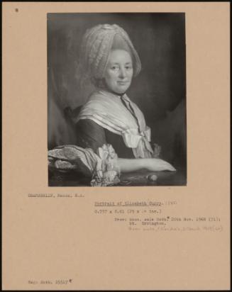 Portrait Of Elizabeth Ourry 1780