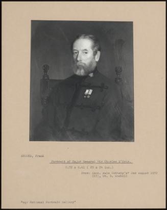 Portrait Of Major General Sir Charles D'oyly