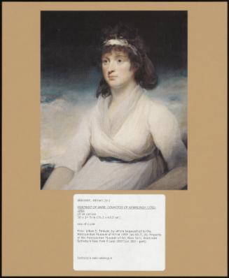 Portrait Of Anne, Countess Of Newburgh (1762-1861)