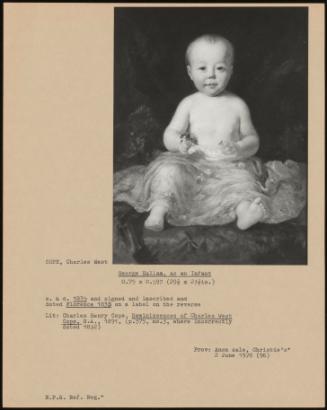 George Hallam, As An Infant