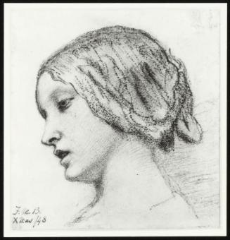 Study of Emma for Cordelia at the Bedside of Lear