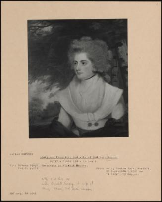 Georgiana Fauquier, 2nd Wife Of 2nd Lord Vernon