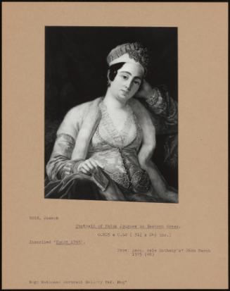 Portrait Of Madam Journee In Eastern Dress